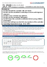 Preview for 2 page of Consort SLPIR Installation & Control Manual