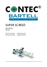 Contec Bartell Super Screed Instruction Manual preview