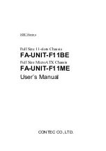 Contec FA-UNIT-F11BE User Manual preview