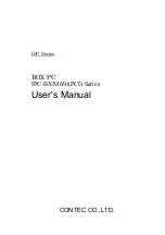 Preview for 1 page of Contec IPC-BX/M630 Series User Manual