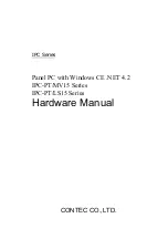 Preview for 1 page of Contec IPC-PT/LS15 Series Hardware Manual