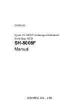 Preview for 1 page of Contec SH-8008F Manual