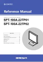 Preview for 1 page of Contec SPT-100A-22TP01 Reference Manual