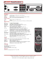 Preview for 2 page of Contemporary Research IP-HDTV Specifications