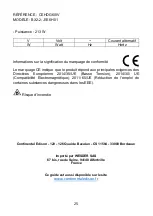 Preview for 27 page of CONTINENTAL EDISON CEHDG60IV Instruction Booklet