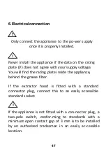 Preview for 47 page of CONTINENTAL EDISON CEHPT60B User Manual