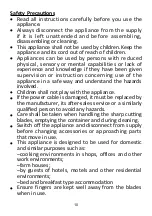 Preview for 10 page of CONTINENTAL EDISON CESMBBF01W Manual