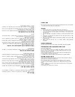 Preview for 3 page of Continental Electric CE22161 User Manual