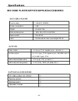 Preview for 25 page of Continental Electric CEDVD95245 Instruction Manual