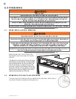 Preview for 30 page of Continental Fireplaces BCDV42CFN Installation And Operating Instructions Manual