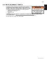 Preview for 17 page of Continental Fireplaces CEFV38H Installation And Operating Instructions Manual