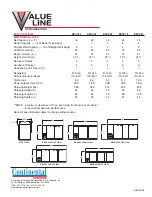 Preview for 2 page of Continental Refrigerator BBUC50 Specifications