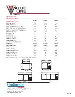 Preview for 2 page of Continental Refrigerator CUFB42 Specifications