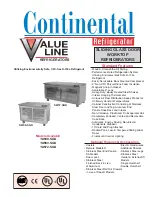 Preview for 1 page of Continental Refrigerator SW48-SGD Specifications