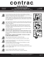 Preview for 3 page of contrac 4781BOV Instructions Manual