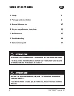 Preview for 2 page of Contracor ECO-100P Operating And Maintenance Manual