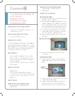 Control 4 C4-TW7CO Installation Manual preview