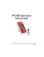 CONTROL SOLUTIONS VFC400 Operation Instructions Manual preview