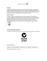 Preview for 10 page of Control SR260 Installation And Setup Manual