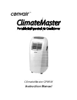 Convair ClimateMaster CP9RW Instruction Manual preview