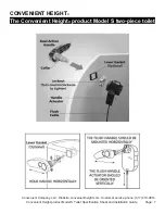 Preview for 4 page of Convenient Height S Assembly And Installation Notes