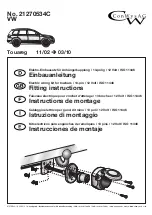 ConWys AG 21270534C Fitting Instructions Manual preview