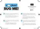 Preview for 2 page of Coockoo BUG ME! Quick Start Manual