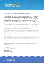 Preview for 2 page of Cooke WATER WITCH SMART SENSE Product Support Manual