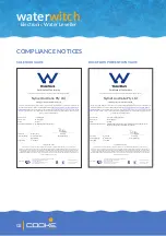 Preview for 4 page of Cooke WATER WITCH SMART SENSE Product Support Manual