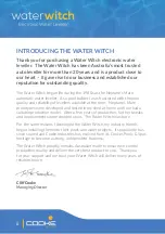 Preview for 2 page of Cooke WaterWitch Product Support Manual