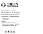 Preview for 3 page of Cook's Companion 10 Piece Perfect Weight Set Manual