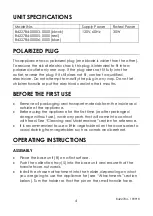 Preview for 4 page of Cook's Companion B422784-00003 Owner'S Manual And User'S Manual