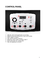 Preview for 5 page of Cook's Companion CC1708 Instruction Manual