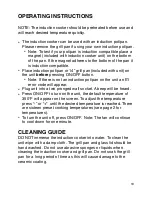 Preview for 10 page of Cooks CC14SLG Instructions Manual