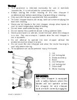 Preview for 3 page of Cookworks CH1115A Care & Instruction Manual