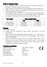 Preview for 6 page of Cookworks SC-15-R Care & Instruction Manual