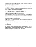 Preview for 8 page of Cookworks XJ-2K257 Instruction Manual