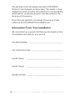 Preview for 30 page of Cool Solutions COOLSPACE/EnTouch Pro User Manual