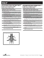 Cooper Lighting Halo LF603 Installation Instructions preview