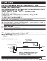 Cooper Lighting SURE-LITES CX Series Installation Instructions preview