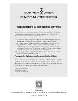 Preview for 4 page of Copper Chef BACON CRISPER User Manual