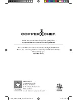 Preview for 12 page of Copper Chef TXG-055B Owner'S Manual