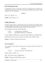 Preview for 99 page of Coral Telecom DX2000XL User Programming Manual