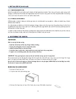 Preview for 25 page of corbeil Ellipse ERTM180S Instructions And User Manual