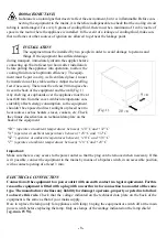 Preview for 3 page of CORBERO CCH108W Instructions For Use And Maintenance Manual