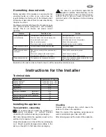 Preview for 9 page of CORBERO FE 850 S/2 (TT 160 C) Operating Instructions Manual