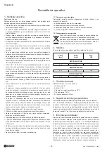 Preview for 16 page of Cordivari Retro I Operating Instructions Manual