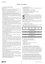 Preview for 20 page of Cordivari Retro I Operating Instructions Manual