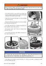 Preview for 103 page of Corghi A 222 Operator'S Manual