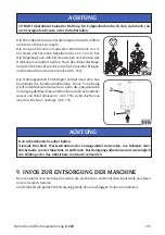 Preview for 233 page of Corghi A 222 Operator'S Manual